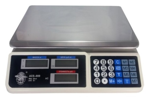 Весы GreatRiver  ACS-809 (32 кг/5г) LCD 